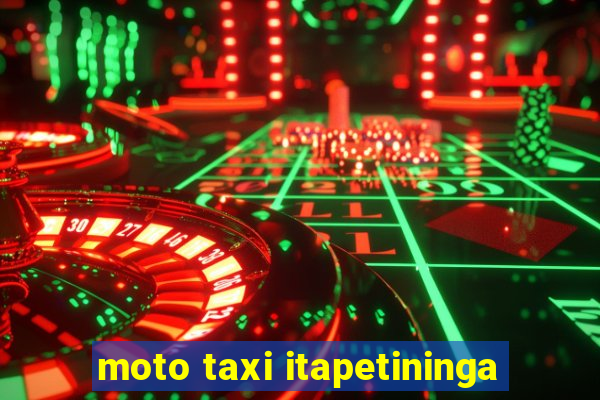 moto taxi itapetininga